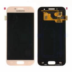 Bloc écran pour Samsung Galaxy A3 2017 (SM-A320F) - Rose + Forfait de montage N2